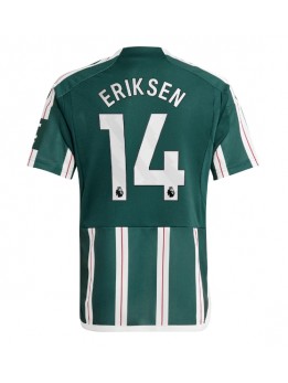 Manchester United Christian Eriksen #14 Replika Borta Kläder 2023-24 Kortärmad